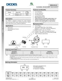 DMN63D8LW-7 Datasheet Cover