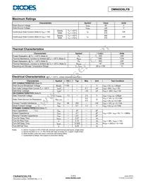 DMN65D8LFB-7 Datasheet Page 3