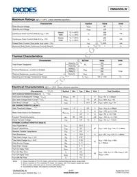 DMN65D8LW-7 Datasheet Page 2