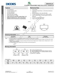 DMN66D0LW-7 Datasheet Cover