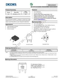 DMNH4006SK3-13 Datasheet Cover