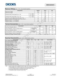 DMNH4006SK3-13 Datasheet Page 2