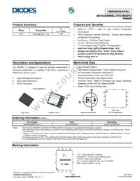 DMNH4006SPS-13 Datasheet Cover