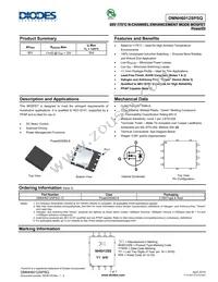 DMNH6012SPSQ-13 Datasheet Cover