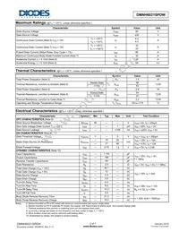 DMNH6021SPDW-13 Datasheet Page 2