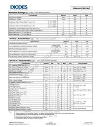 DMNH6021SPDWQ-13 Datasheet Page 2