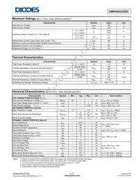 DMNH6022SSD-13 Datasheet Page 2