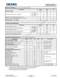 DMNH6022SSDQ-13 Datasheet Page 2