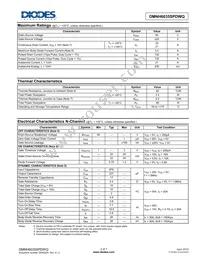 DMNH6035SPDWQ-13 Datasheet Page 2
