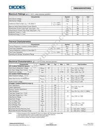DMNH6065SPDWQ-13 Datasheet Page 2