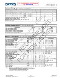 DMP1012UCB9-7 Datasheet Page 2