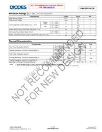 DMP1022UFDE-7 Datasheet Page 2