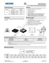 DMP1022UFDF-13 Datasheet Cover
