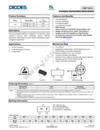 DMP1045U-7 Datasheet Cover
