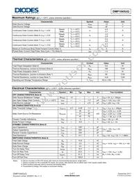 DMP1045UQ-7 Datasheet Page 2