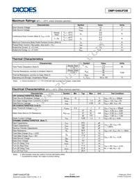DMP1046UFDB-13 Datasheet Page 2