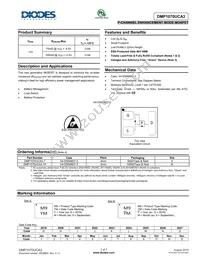 DMP1070UCA3-7 Datasheet Cover