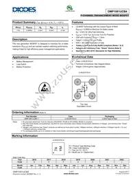 DMP1081UCB4-7 Datasheet Cover