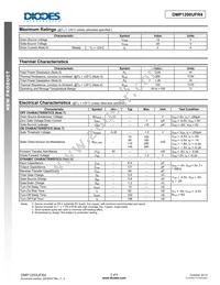 DMP1200UFR4-7 Datasheet Page 2