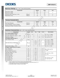 DMP1555UFA-7B Datasheet Page 2