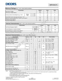 DMP2008UFG-13 Datasheet Page 2