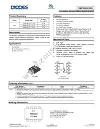 DMP2022LSSQ-13 Datasheet Cover