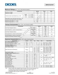 DMP2035UFDF-13 Datasheet Page 2
