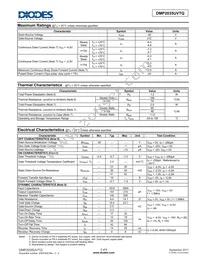 DMP2035UVTQ-13 Datasheet Page 2