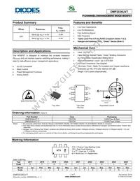 DMP2036UVT-7 Datasheet Cover