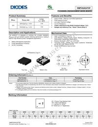 DMP2040UFDF-13 Datasheet Cover