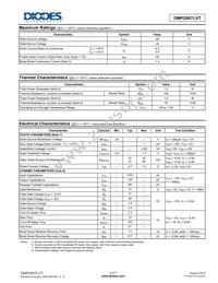 DMP2067LVT-7 Datasheet Page 2