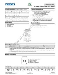 DMP2070UCB6-7 Datasheet Cover