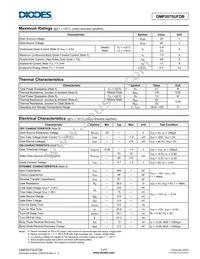 DMP2075UFDB-13 Datasheet Page 3