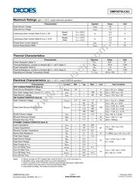 DMP2078LCA3-7 Datasheet Page 2