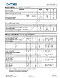 DMP2079LCA3-7 Datasheet Page 2