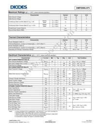 DMP2088LCP3-7 Datasheet Page 2