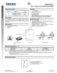 DMP2100UFU-13 Datasheet Cover