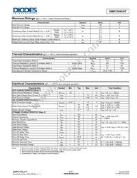 DMP2109UVT-7 Datasheet Page 2