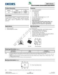 DMP210DUDJ-7 Datasheet Cover