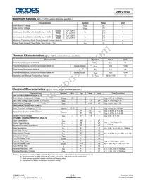 DMP2110U-7 Datasheet Page 2
