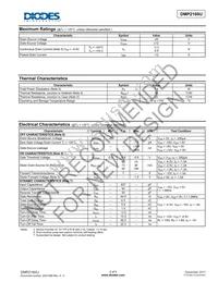 DMP2160U-7 Datasheet Page 2