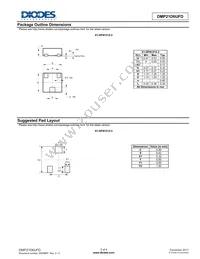 DMP21D6UFD-7 Datasheet Page 3