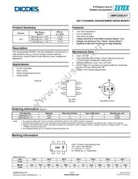 DMP2305UVT-7 Datasheet Cover