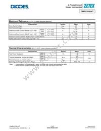 DMP2305UVT-7 Datasheet Page 2