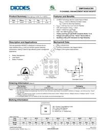 DMP2540UCB9-7 Datasheet Cover