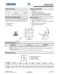 DMP2541UCB9-7 Datasheet Cover