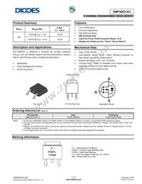 DMP3007LK3-13 Datasheet Cover