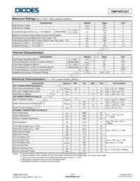 DMP3007LK3-13 Datasheet Page 2