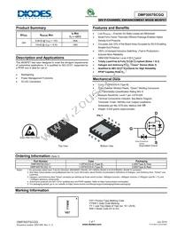 DMP3007SCGQ-7 Datasheet Cover