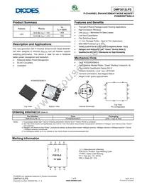 DMP3012LPS-13 Datasheet Cover